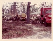 Demolition of the old library